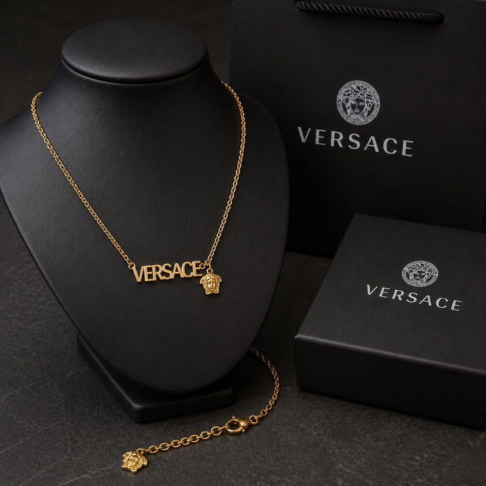 Versace Bold Statement Necklace Style 4 | New with Box - Picture 7 of 9